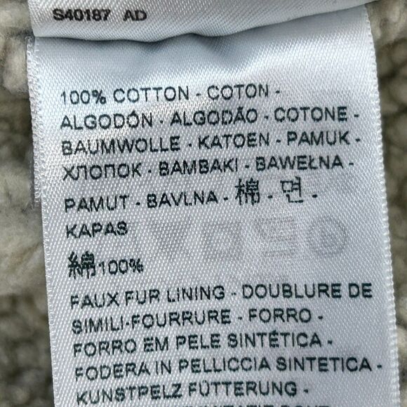 Levis Womens Sherpa Lined Jean Jacket Large Baggy Trucker Denim Blue 72867-0003 - Picture 10 of 15